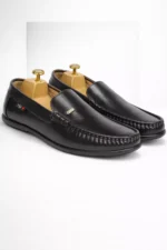 TSF Men’s Premium Tan Leather Loafers – Hand-Stitched Comfort Slip-Ons with Soft Cushion Sole