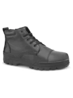 TSF Flexible & Comfort Uniform Police Boots With Zip (768-BLK) - Image 2