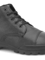 TSF Flexible & Comfort Uniform Police Boots With Zip (768-BLK) - Image 7