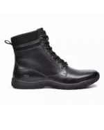 TSF Men's Premium Black Leather Tactical Boots