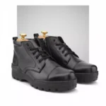 TSF Flexible & Comfort Uniform Police Boots With Zip (768-BLK)