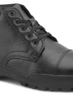 TSF Pure Leather Police Boot For Women's (724-BLK) - Image 7