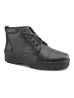 TSF Pure Leather Police Boot For Women's (724-BLK) - Image 2