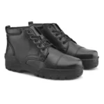 TSF Pure Leather Police Boot For Women's (724-BLK)