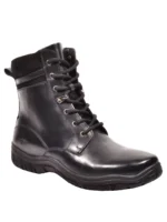 TSF Men's Premium Black Leather Tactical Boots - Image 2