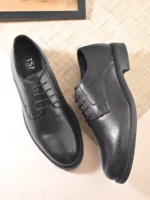 TSF Classic Black Formal Lace-Up Shoes for Men – Timeless Office & Business Wear (Copy) - Image 2