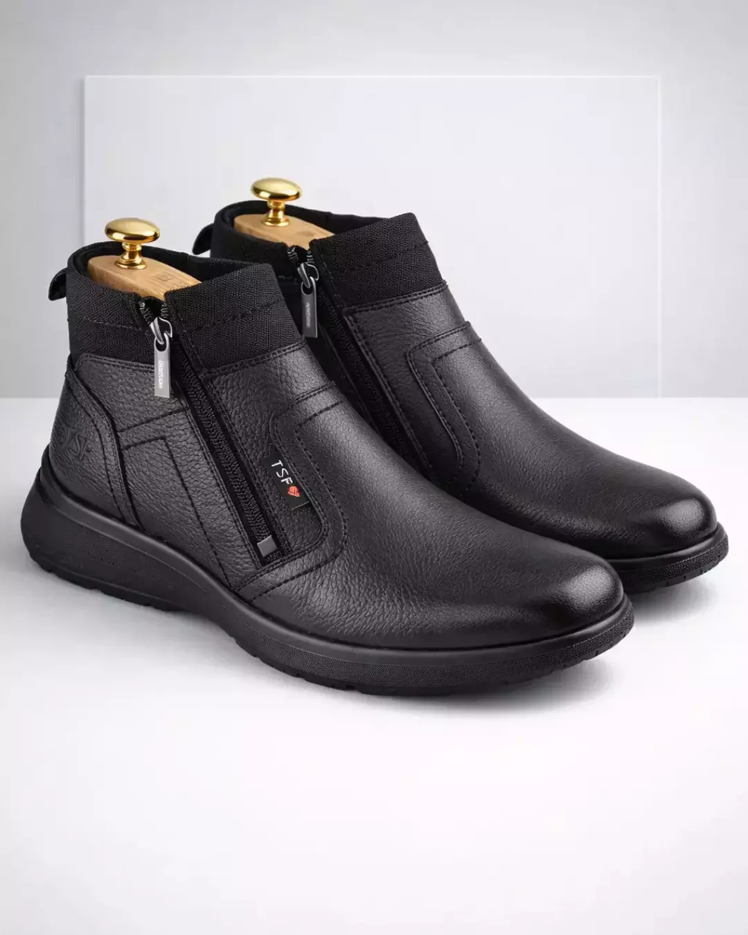 13 TSF GENUINE LEATHER WINTER FUR BOOT - Image 1