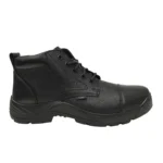 Men Textured Leather Round Toe Regular Boots - Image 3