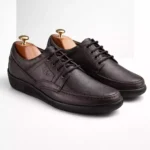 TSF Premium Brown Leather Lace-Up Shoes for Men – Office & Daily Wear Comfort