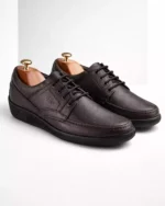 TSF Premium Brown Leather Lace-Up Shoes for Men – Office & Daily Wear Comfort