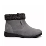 TSF Winter Comfort Ankle Boots for Women – Warm Lining Easy Zip Design