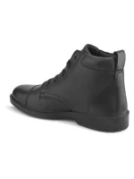 TSF FORMAL LACE UP BOOT WITH ZIP (BLK) - Image 4