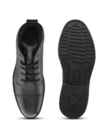 TSF FORMAL LACE UP BOOT WITH ZIP (BLK) - Image 8