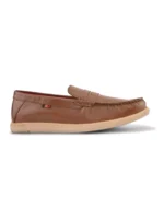 TSF Men Tan Leather Loafers - Image 4