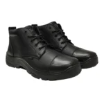 Men Textured Leather Round Toe Regular Boots - Image 4