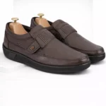 TSF Premium Brown Leather Slip-On Shoes for Men – Everyday Comfort & Smart Style
