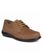 TSF Premium Brown Leather Lace-Up Shoes for Men – Smart Casual & Daily Office Wear - Image 2