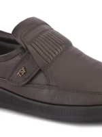 TSF Premium Brown Leather Slip-On Shoes for Men – Everyday Comfort & Smart Style - Image 3