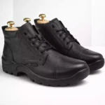 Premium Genuine Leather Breathable Comfortable & Durable Police Boot (9401-BLK)