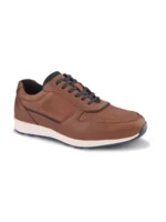 TSF Men Textured Leather Sneakers - Image 3