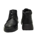 Men Textured Leather Round Toe Regular Boots - Image 5