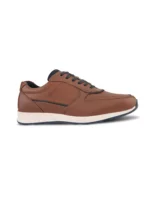 TSF Men Textured Leather Sneakers - Image 4