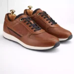TSF Men Textured Leather Sneakers
