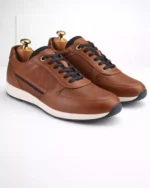 TSF Men Textured Leather Sneakers