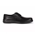 TSF Premium Black Leather Lace-Up Shoes for Men – Office & Daily Formal Wear