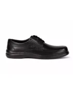 TSF Premium Black Leather Lace-Up Shoes for Men – Office & Daily Formal Wear