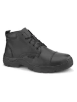 Premium Genuine Leather Breathable Comfortable & Durable Police Boot (9401-BLK) - Image 2