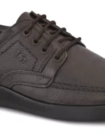 TSF Premium Brown Leather Lace-Up Shoes for Men – Office Daily Wear Comfort - Image 6