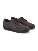 TSF Premium Brown Leather Lace-Up Shoes for Men – Office Daily Wear Comfort - Image 4