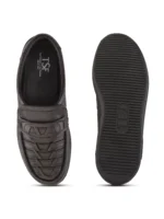 TSF Premium Black Leather Strap Slip-On Shoes for Men – Secure Fit & All-Day Comfort - Image 8