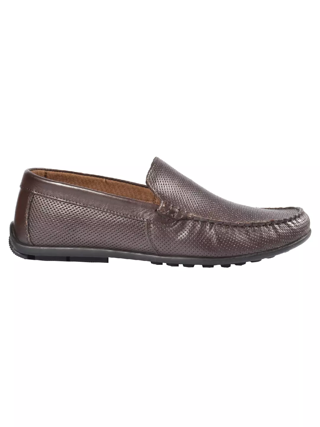 TSF Men Solid Leather Formal Loafers