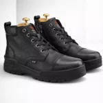 TSF Genuine Leather Police Boot Comfortable & Durable, Stability