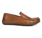 TSF Men Solid Leather Formal Loafers - Image 3
