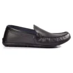 TSF Men Solid Leather Formal Loafers - Image 3