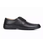 TSF Premium Black Leather Lace-Up Shoes for Men – Office & Daily Formal Wear