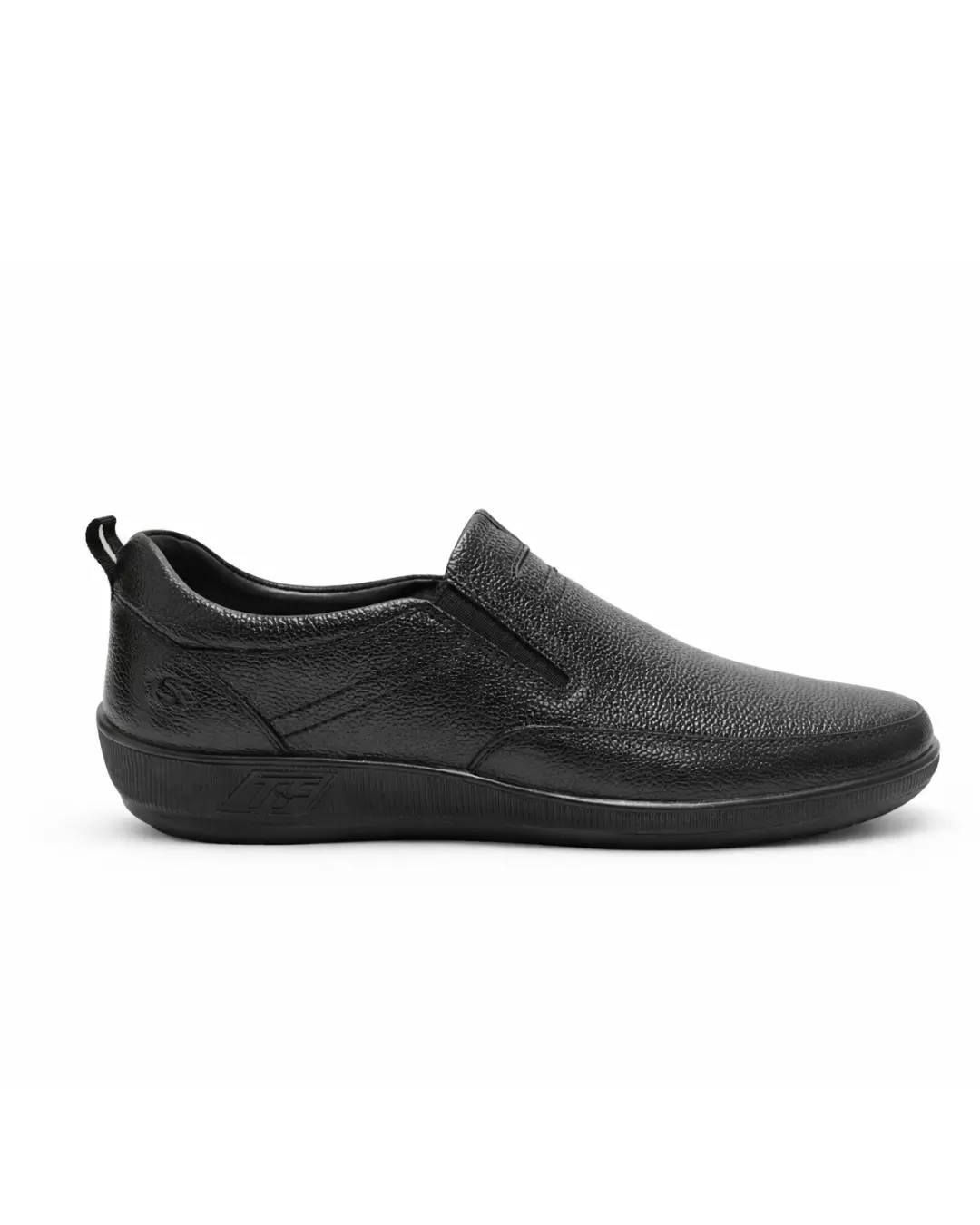 1 TSF Men Solid Leather Formal Loafers - Image 1