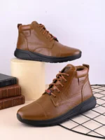 TSF4U Men Leather Police Boots – Side Zip Comfort Fit - Image 2