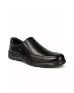 Men’s Black Leather Slip-On Formal Shoes | Comfortable Office Wear | Lightweight & Durable Design - Image 2