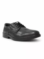 Premium Black Genuine Leather Formal Safety Shoes for Professional & Industrial Use - Image 3