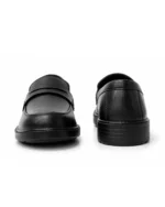 Men’s Black Synthetic Slip-On Formal Loafers – Classic Comfort & Style - Image 4