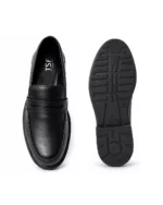 Men’s Black Synthetic Slip-On Formal Loafers – Classic Comfort & Style - Image 6