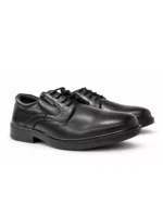 TSF Men’s Black Formal Uniform Shoes | Premium Leather Finish Lace-Up Office & Duty Shoes - Image 6