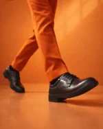 Men’s Classic Black Lace-Up Formal Shoes – Lightweight & Comfortable - Image 2