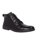 TSF Men's Tan Leather Ankle Boots – Product Description - Image 2