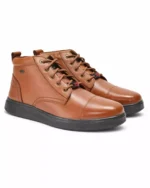 TSF Men's Classic Mid-Top Casual Boots | Premium Synthetic Leather Lace-Up Shoes - Image 6