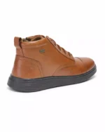 TSF Men's Classic Mid-Top Casual Boots | Premium Synthetic Leather Lace-Up Shoes - Image 4